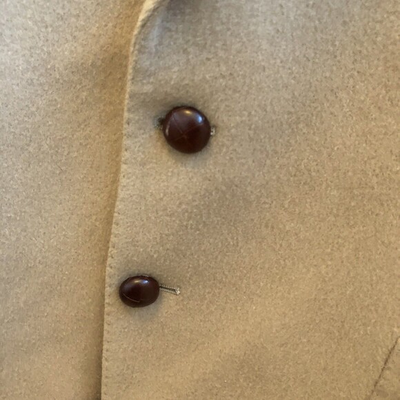 VITTORIO REX 43R CAMEL CASHMERE WOOL BLEND 2 BUTTON SPORT COAT BLAZER ITALY - Picture 6 of 13